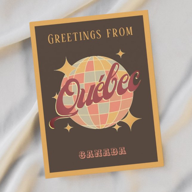Québec Quebec Canada Retro Postcard (Creator Uploaded)