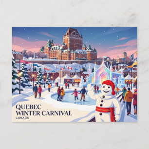 Quebec Winter Carnival Canada Postcard