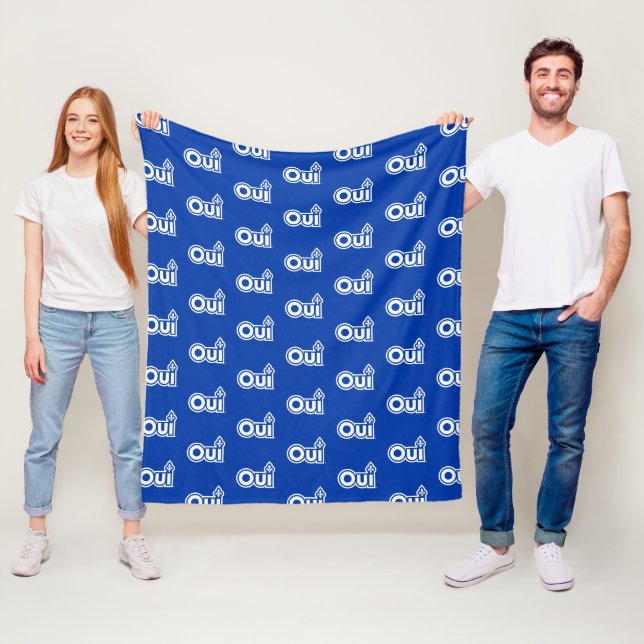 QUEBEC YES FLEECE BLANKET (In Situ)