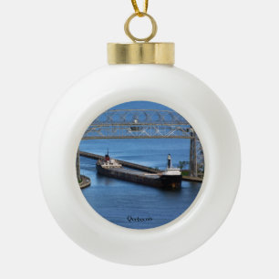 Quebecois ball or snowflake ornament