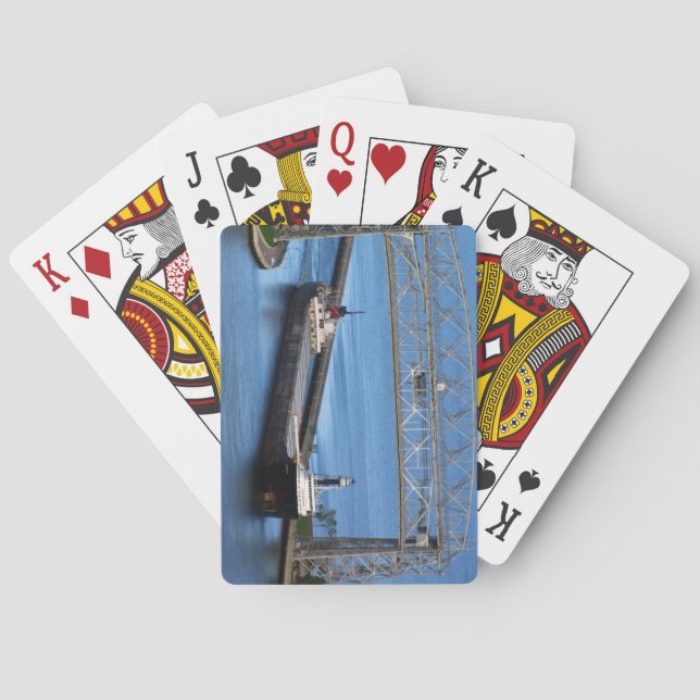 Quebecois & Duluth Aerial Lift Bridge Playing Cards (Back)