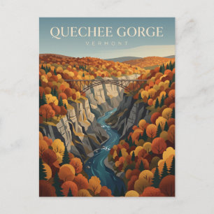 Quechee Gorge Vermont Postcard