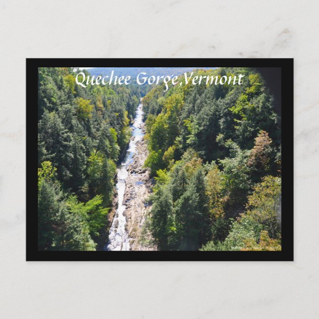 Quechee Gorge,Vermont - Postcard (Front)