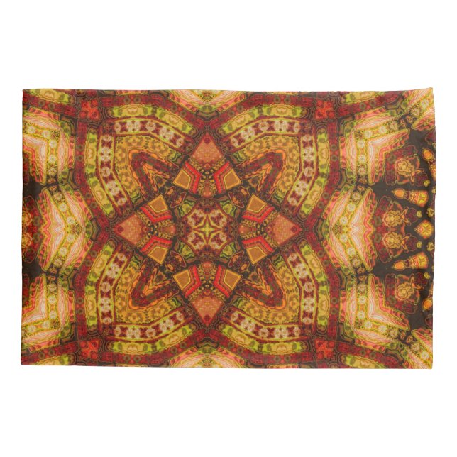 Quechua Mandala Taquina Pillow Case (Back)
