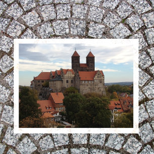 Quedlinburg Castle, Harz, Germany Postcard