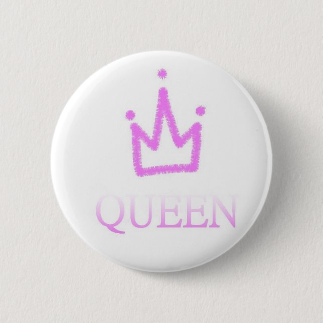 QUEEN 2 INCH ROUND BUTTON (Front)