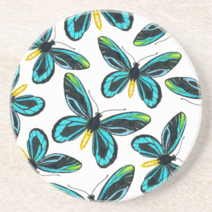 Queen Alexandra' s birdwing butterfly pattern Coaster