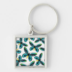 Queen Alexandra' s birdwing butterfly pattern Keychain