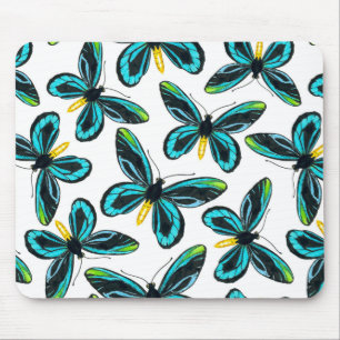 Queen Alexandra' s birdwing butterfly pattern Mouse Pad