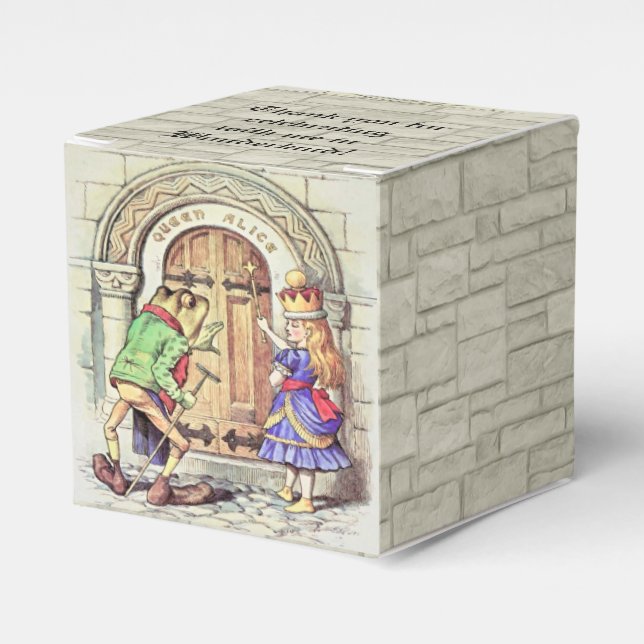 Queen Alice Favor Box (Front Side)