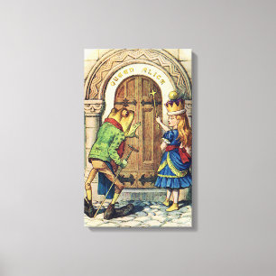 Queen Alice through the Looking Glass Canvas Print