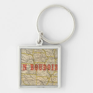 Queen and Crescent Route 2 Keychain