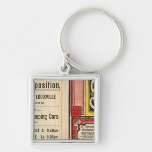 Queen and Crescent Route Keychain