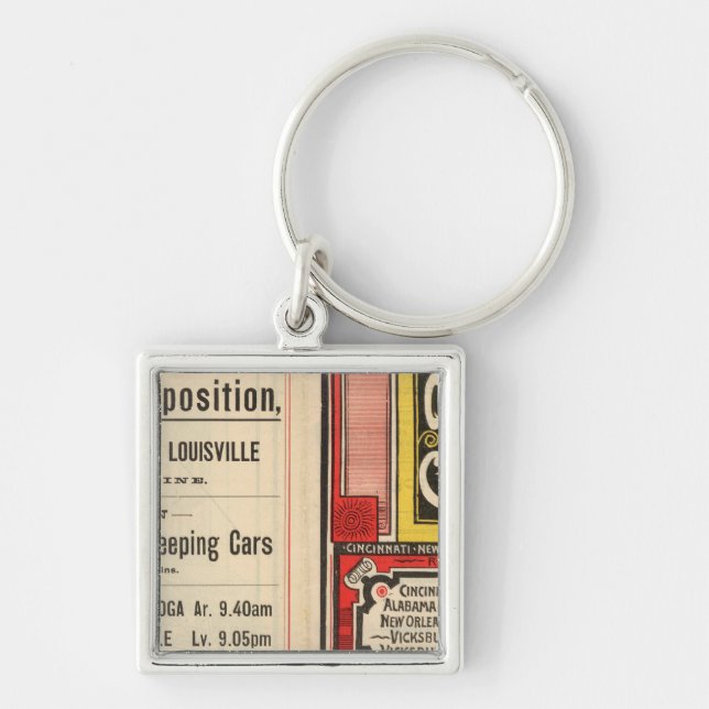 Queen and Crescent Route Keychain (Front)