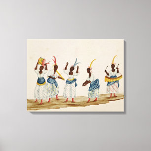 Queen and her Suite Canvas Print