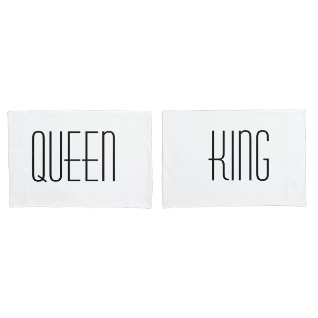 Queen and King Pillowcase (Front-Set)