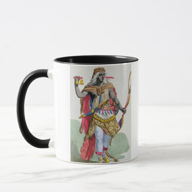 Queen Anna Nzinga (1583-1663), from 'Receuil des E Mug (Left)