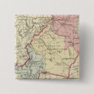 Queen Anne 2 Inch Square Button