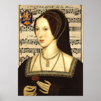 Queen Anne Boleyn Portrait Poster