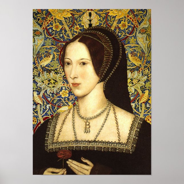 Queen Anne Boleyn Portrait Poster (Front)