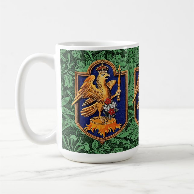 Queen Anne Boleyn Royal Falcon Badge Coffee Mug (Left)