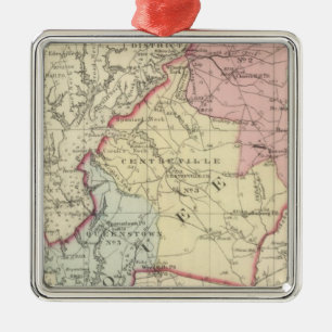 Queen Anne Metal Ornament