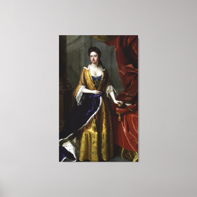 Queen Anne of Great Britain and Ireland Canvas Print (Front)