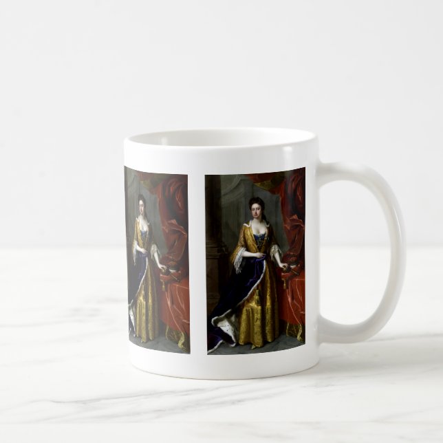 Queen Anne of Great Britain and Ireland Coffee Mug (Right)