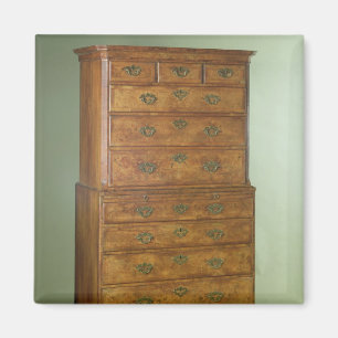 Queen Anne walnut tallboy, early 18th century Magnet