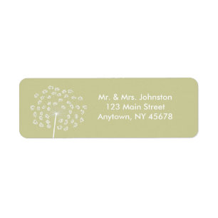 Queen Anne's Lace Address Label