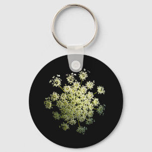 Queen Anne's Lace  cutout Keychain