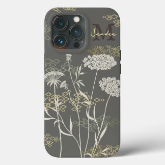 Queen Anne's Lace Dark iPhone / iPad case