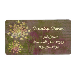 Queen Anne's Lace Label