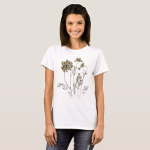 Queen Anne's Lace on a T-Shirt