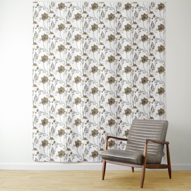 Queen Anne's Lace on Tapestry (In Situ)