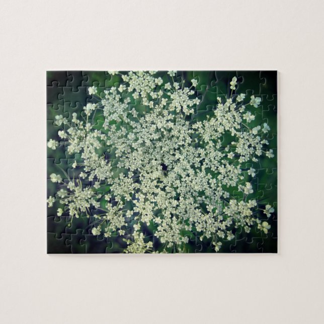 Queen Anne's Lace Relaxing Self-Care Jigsaw Puzzle (Horizontal)