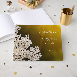 Queen Anne's Lace wildflower wedding memories Guest Book