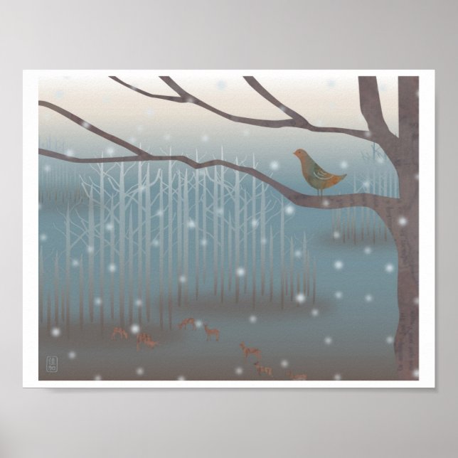 Queen Anne's Patient Season Illustration Print (Front)