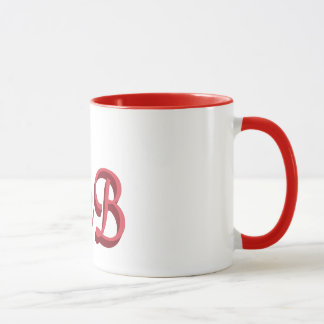 Queen B Pink and Black Mug