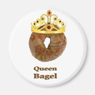Queen Bagel Magnet