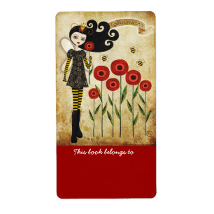 Queen Beatrix Bookplates Labels