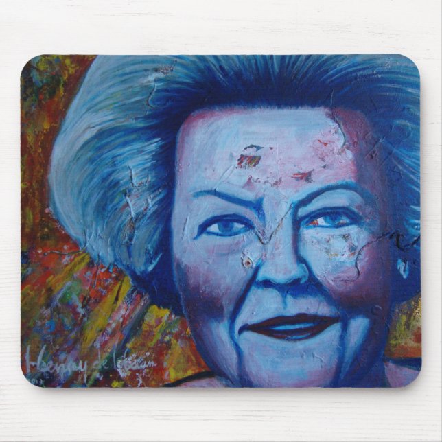 Queen Beatrix Mouse Pad (Front)