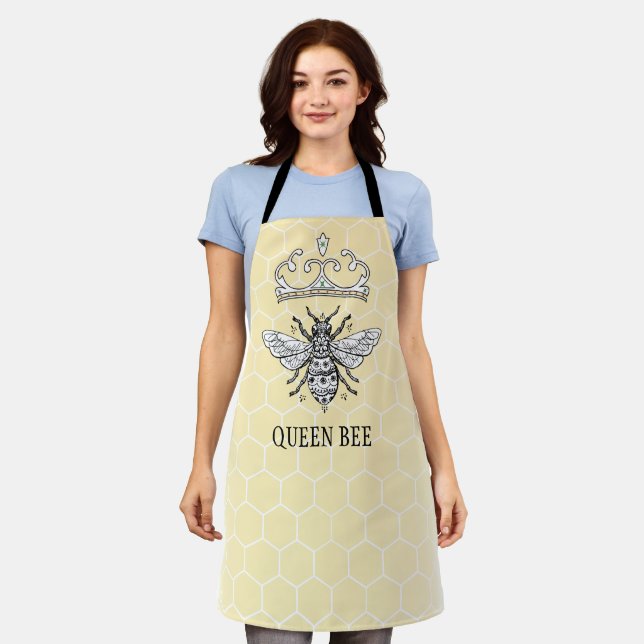 Queen Bee Apron | personalized apron (Worn)