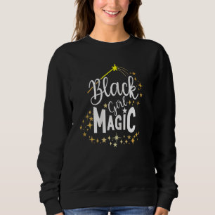 Queen Bee Black Girl Magic Melanin Women Afro Amer Sweatshirt