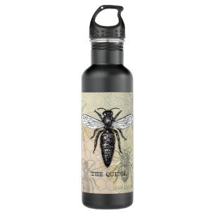 Queen Bee Bug Insect Bees Illustration 710 Ml Water Bottle