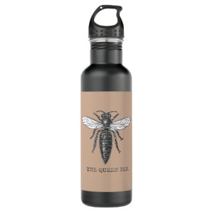 Queen Bee Bug Insect Bees Illustration 710 Ml Water Bottle