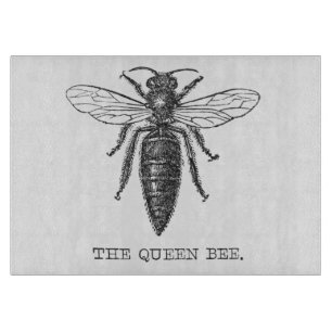 Queen Bee Bug Insect Bees Illustration Cutting Board