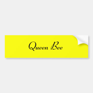 Queen Bee Bumper Sticker