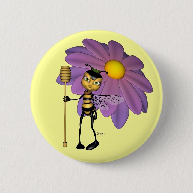 Queen Bee Button (Front)