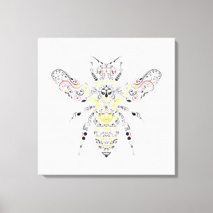 queen bee canvas print